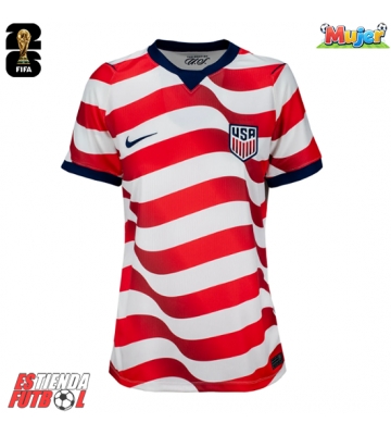 Estados Unidos Primera Equipación Mujer Mundial 2026 Manga Corta